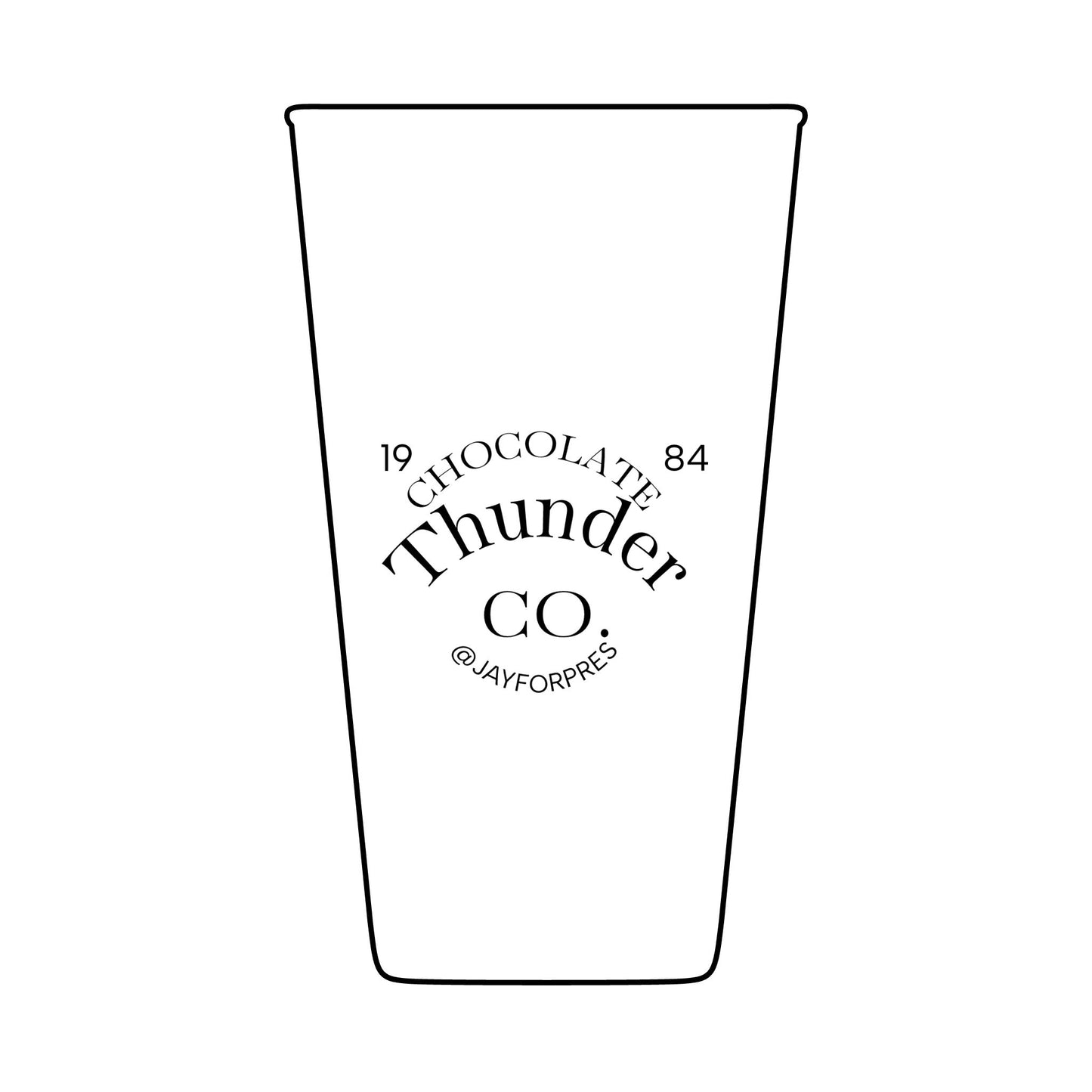 Pint Mixing Glass, 16oz (Engraving)