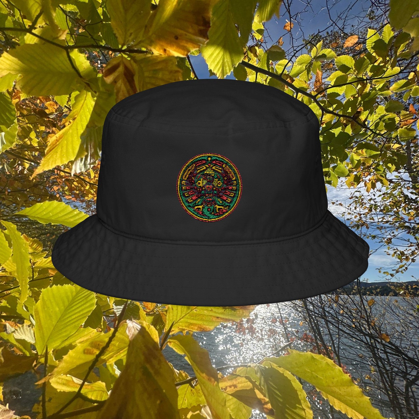 Colorful Embroidered Bucket Hat | Trendy Summer Accessory, Festival Hat, Vacation Gear, Outdoor Adventure Cap, Unique Gift Idea