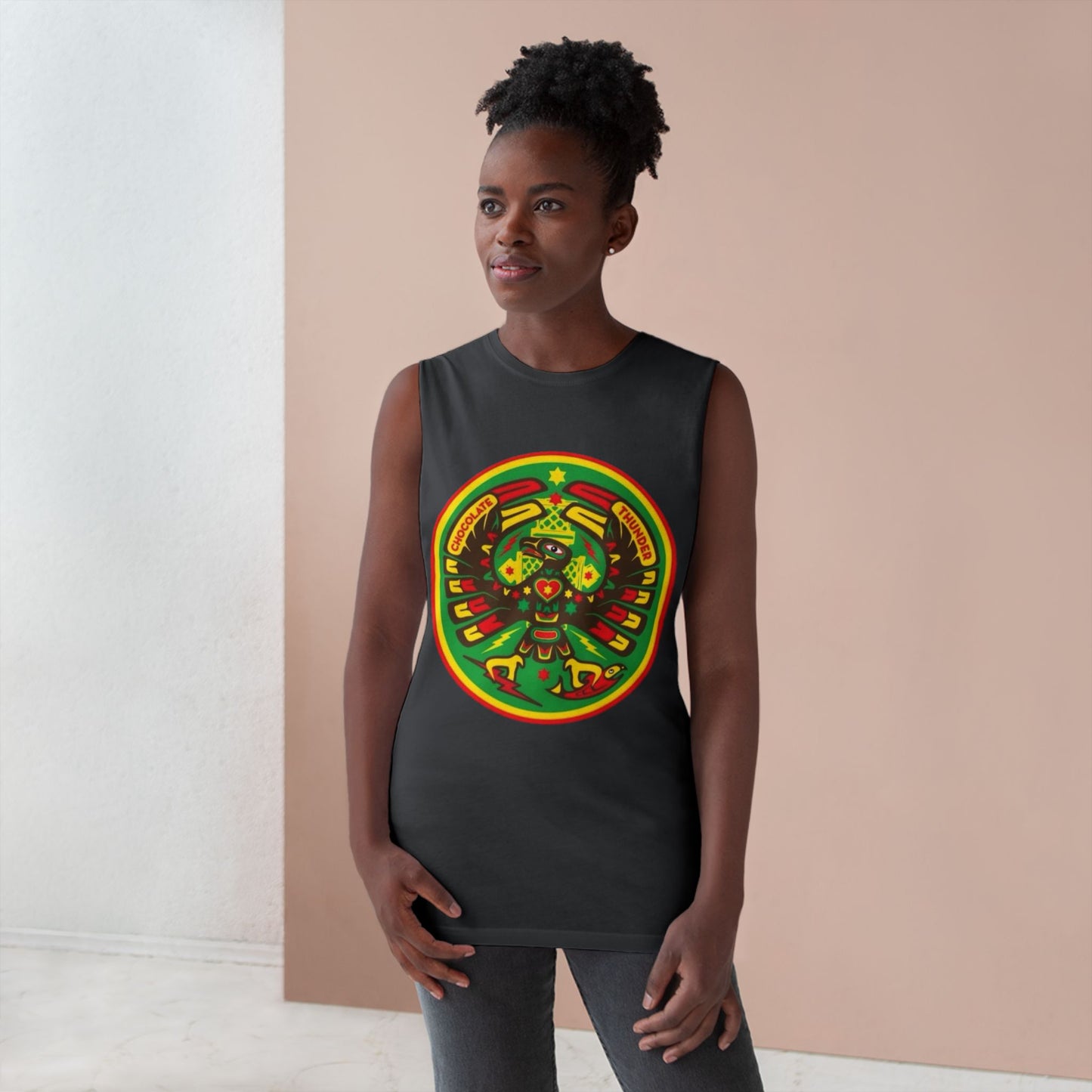 Colorful Unisex Barnard Tank - Vibrant Graphic Sleeveless Top for Festivals, Summer Wear, Relaxing Days, Gifts