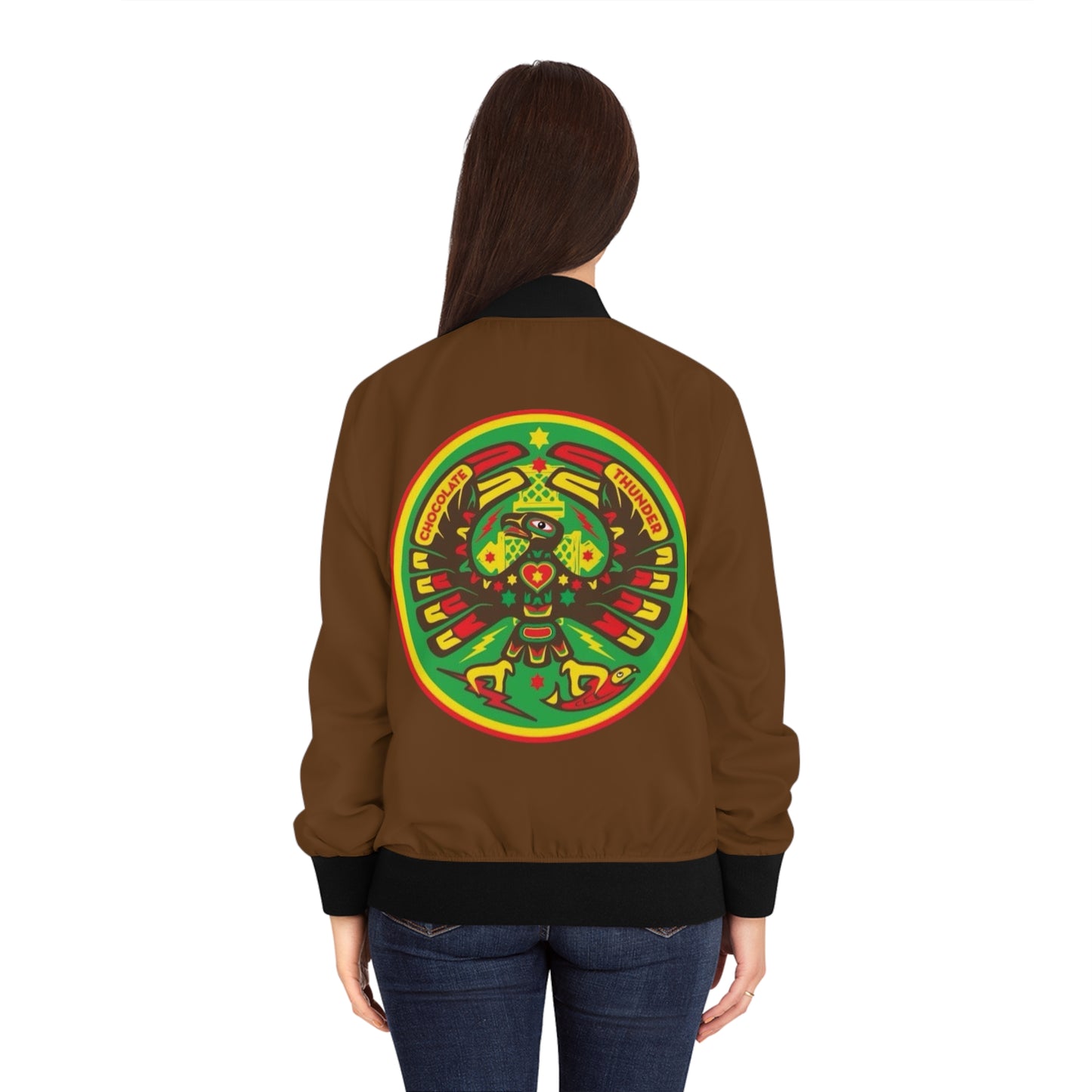 Trendy Women's Bomber Jacket, Chic Streetwear Outerwear, Unique AOP Fashion, Fall Layering Piece, Gift for Her, Casual Style