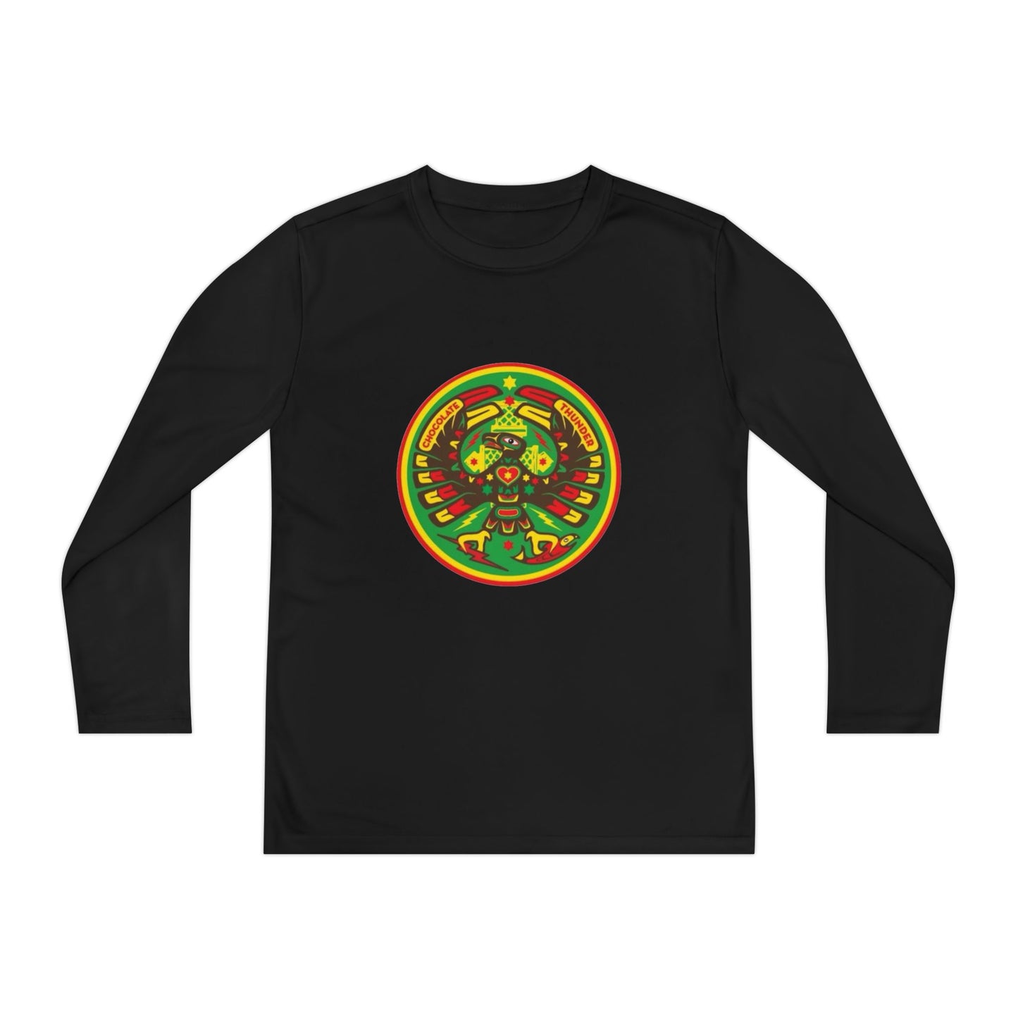 Youth Long Sleeve Spirit Tee, Cool Youth Tee, Vibrant Kid's Shirt, Summer Style, Artsy Gift, Unisex Long Sleeve