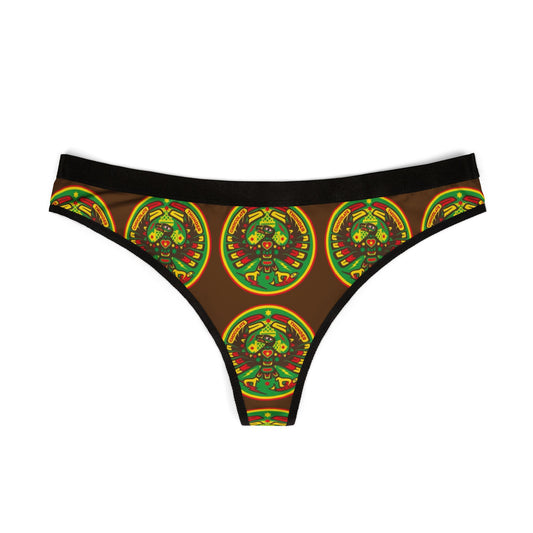 Vibrant Women's Thongs, Colorful Underwear, Unique Lingerie, Bohemian Style, Gift for Her, Everyday Comfort, Festive Fashion