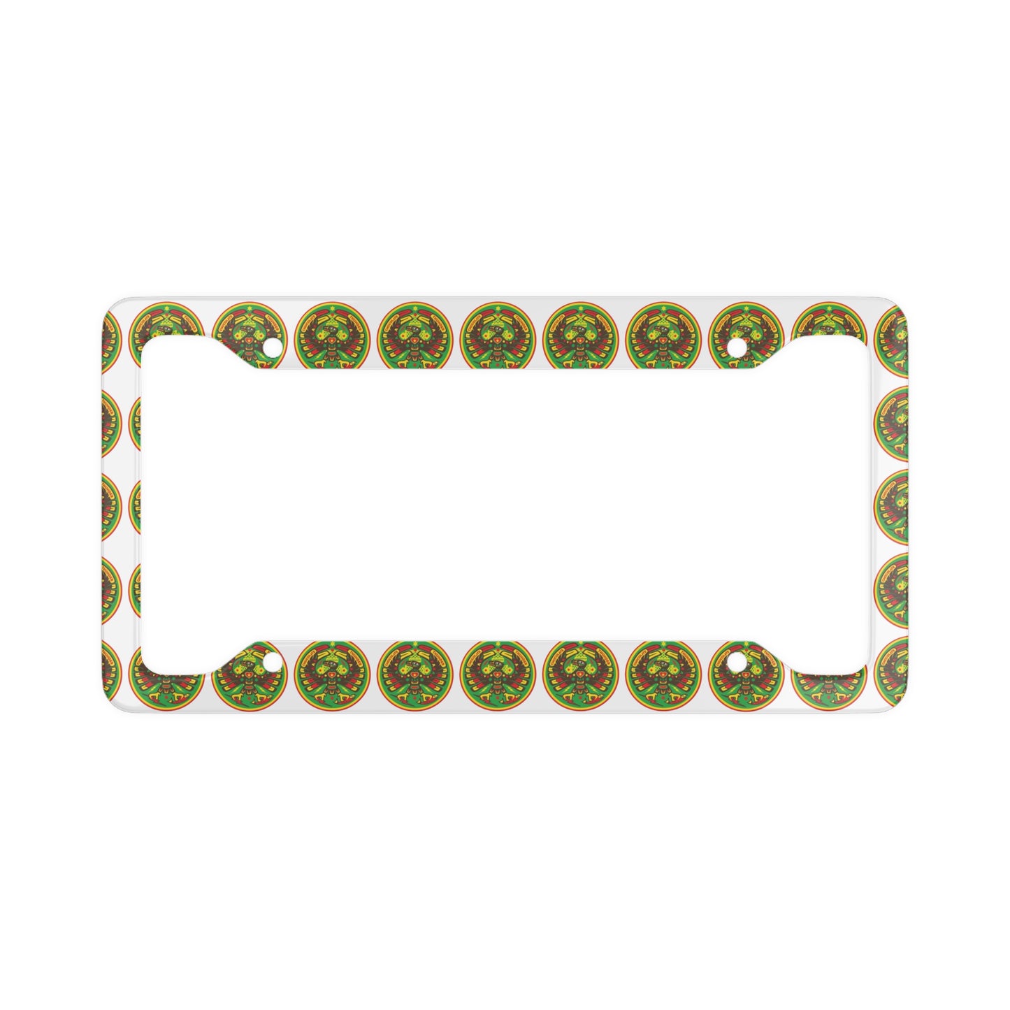 Festive License Plate Frame, Car Accessory, Holiday Decor, Custom Frame for Gifts, Unique Car Decor