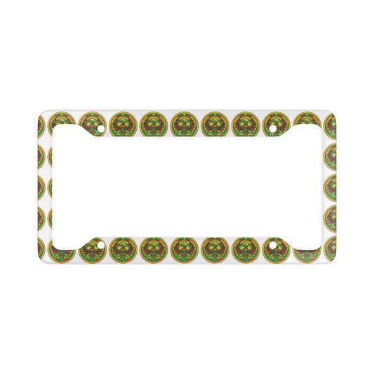 Festive License Plate Frame, Car Accessory, Holiday Decor, Custom Frame for Gifts, Unique Car Decor