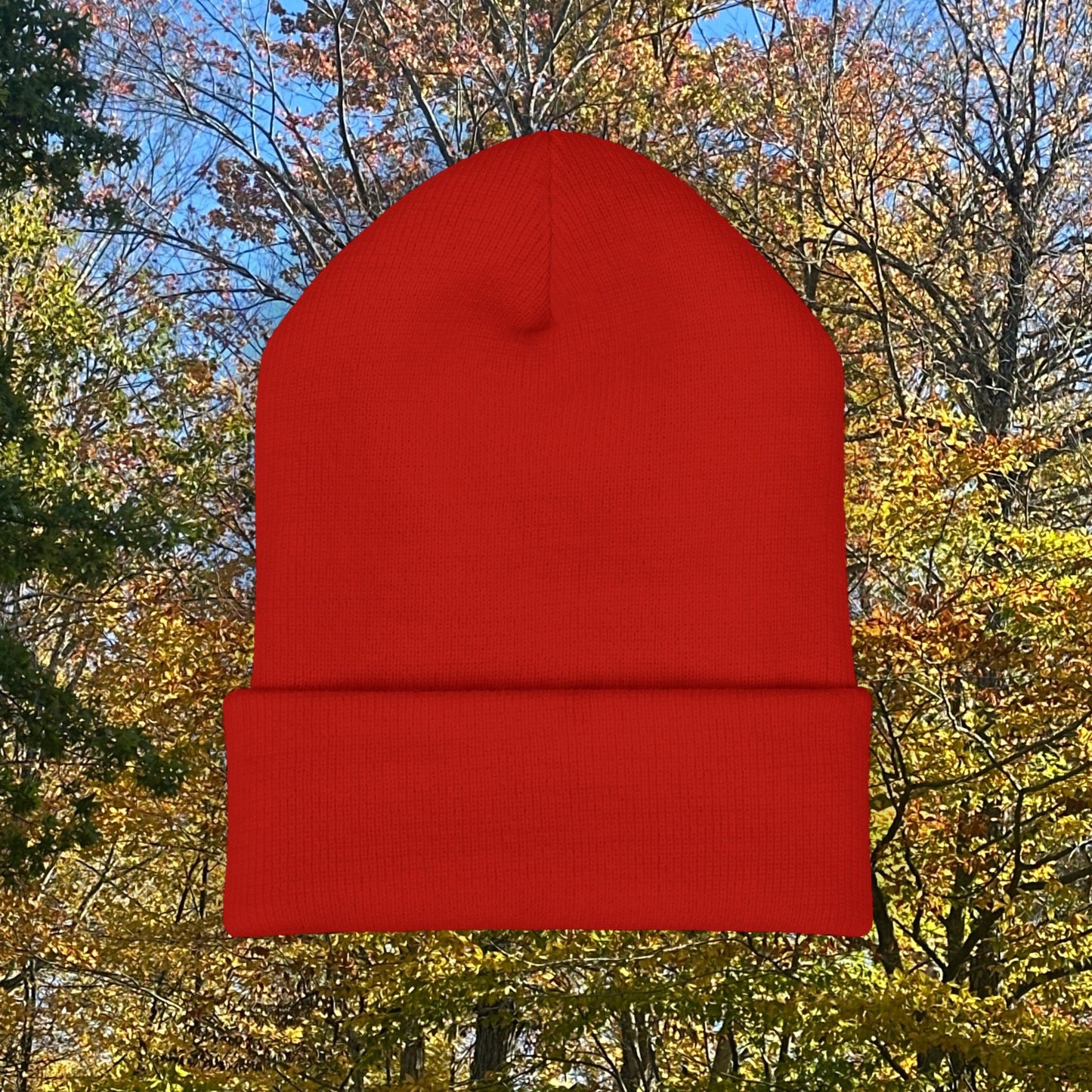 Embroidered Classic Cuffed Beanie - Cozy Winter Hat, Gifts for Her, Warm Beanie, Stylish Headwear, Trendy Knit Cap