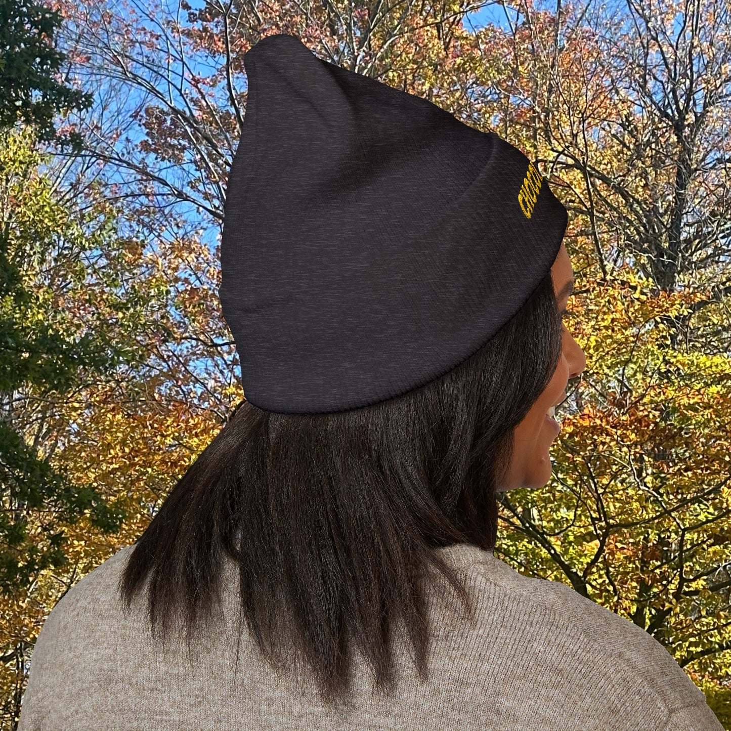 Embroidered Classic Cuffed Beanie - Cozy Winter Hat, Gifts for Her, Warm Beanie, Stylish Headwear, Trendy Knit Cap