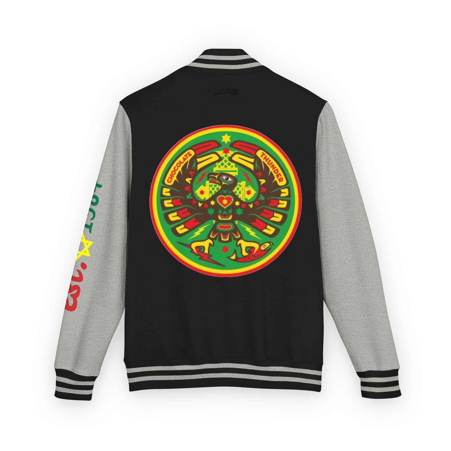 Copy of Unisex Heavyweight Letterman Jacket, Cozy Fashion, Team Spirit Wear, Gift for Sports Fans, Trendy Casual Outfit, Unique Style Jacket