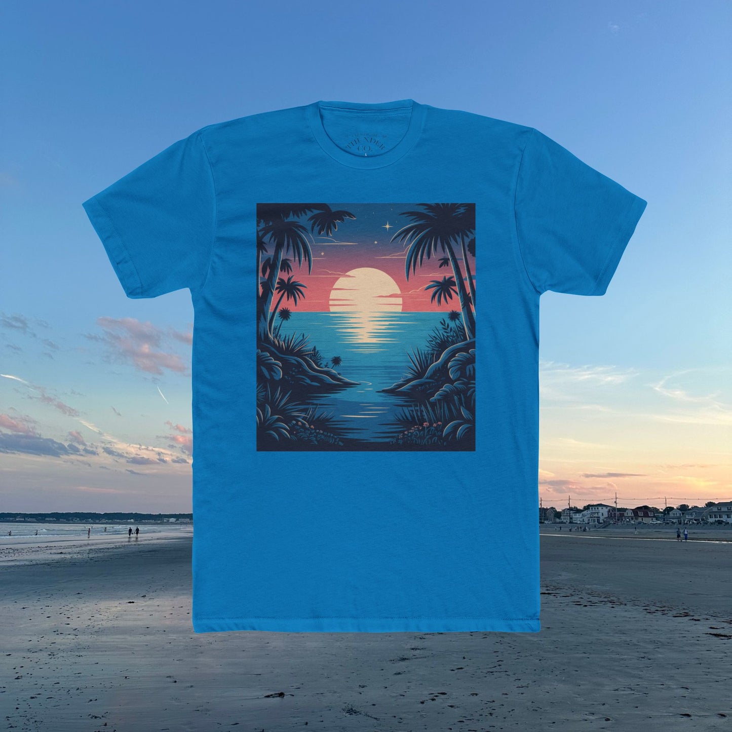 Copy of Sunset Vibes Unisex Cotton Crew Tee, Beach Shirt, Ocean Lover Apparel, Vacation Wear, Summer Fashion, Gift for Nature Enthusiasts