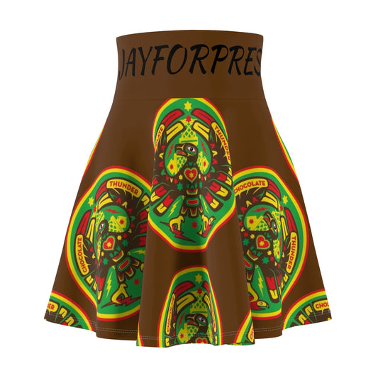 Vibrant Women's Skater Skirt with Rasta Culture Design, AOP Fashion, Casual Wear, Festival Outfit, Bohemian Style, Gift for Her, [...]