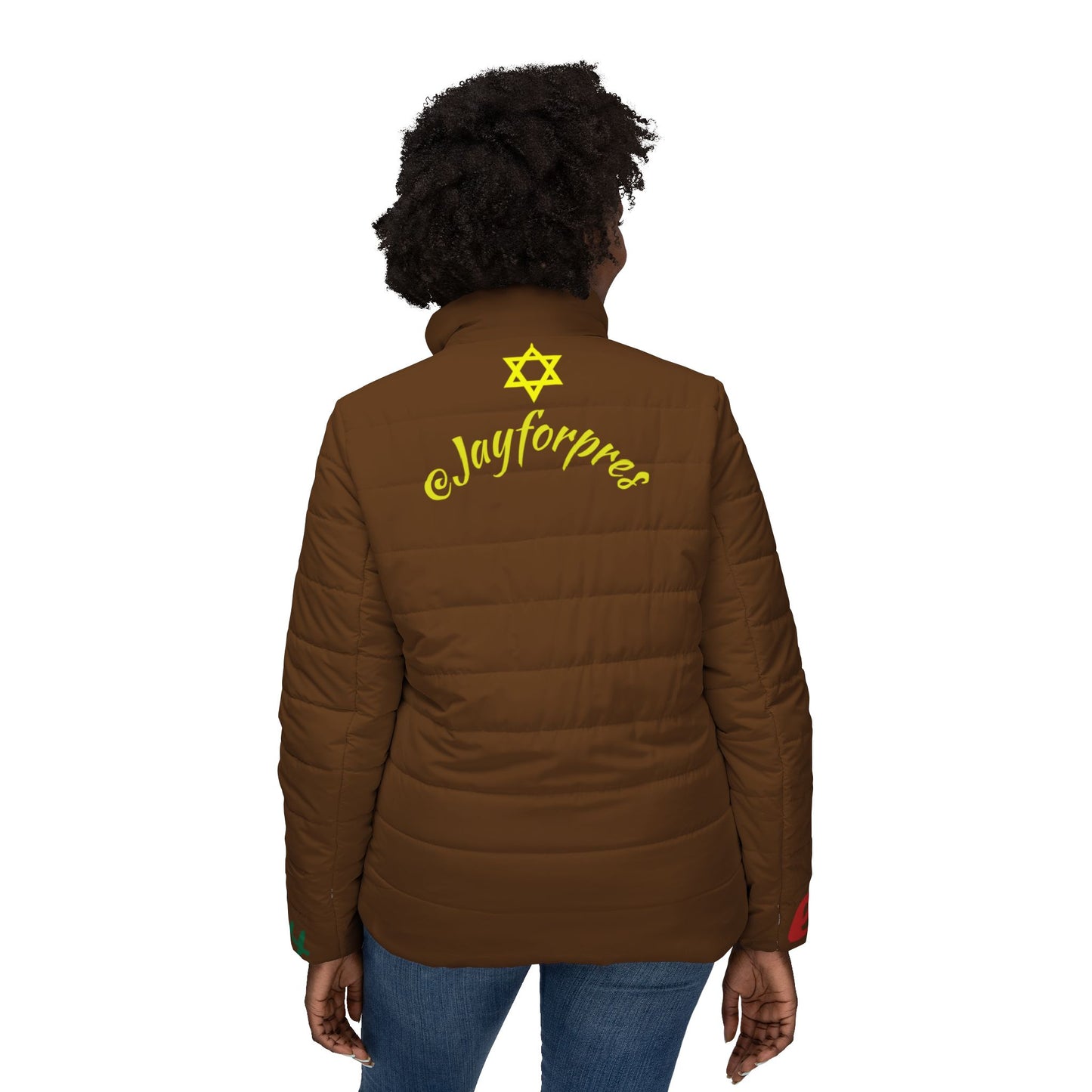 Stylish Women’s Puffer Jacket with Unique Design, Winter Outerwear, Cozy Gift Idea, Holiday Fashion, Trendy Jacket