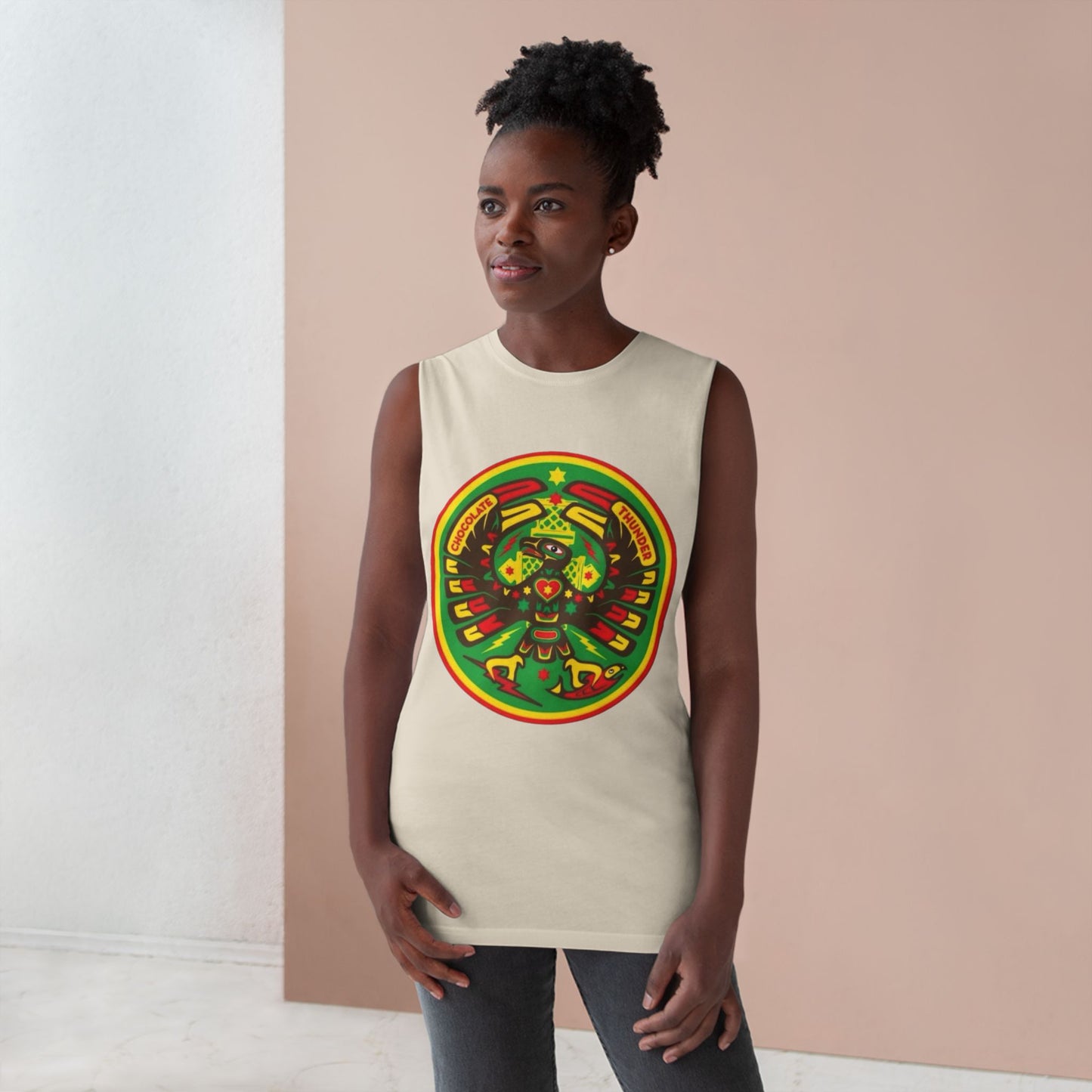 Colorful Unisex Barnard Tank - Vibrant Graphic Sleeveless Top for Festivals, Summer Wear, Relaxing Days, Gifts