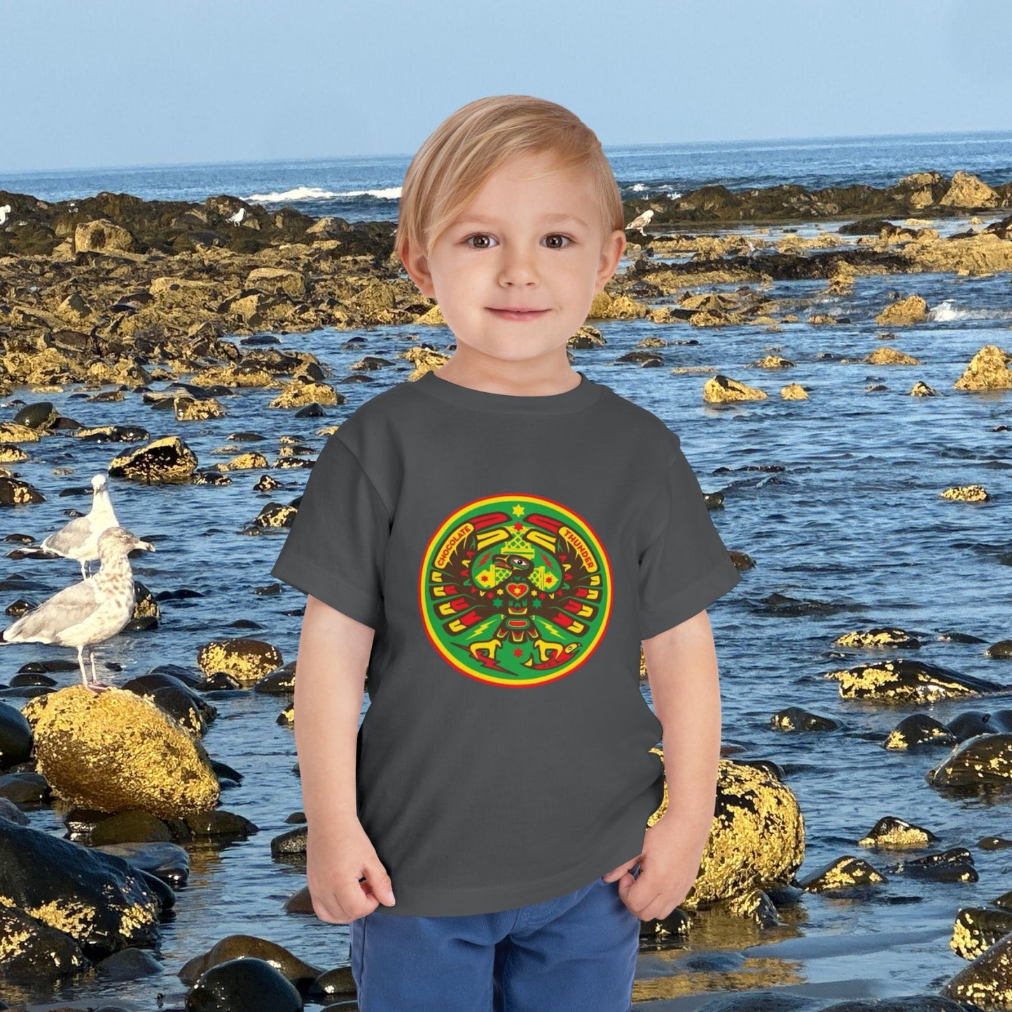 Colorful Toddler Tee with Fun Text, Kids T-Shirt, Playful Design Shirt, Gifts for Toddlers, Summer Outfit, Playdate Essential