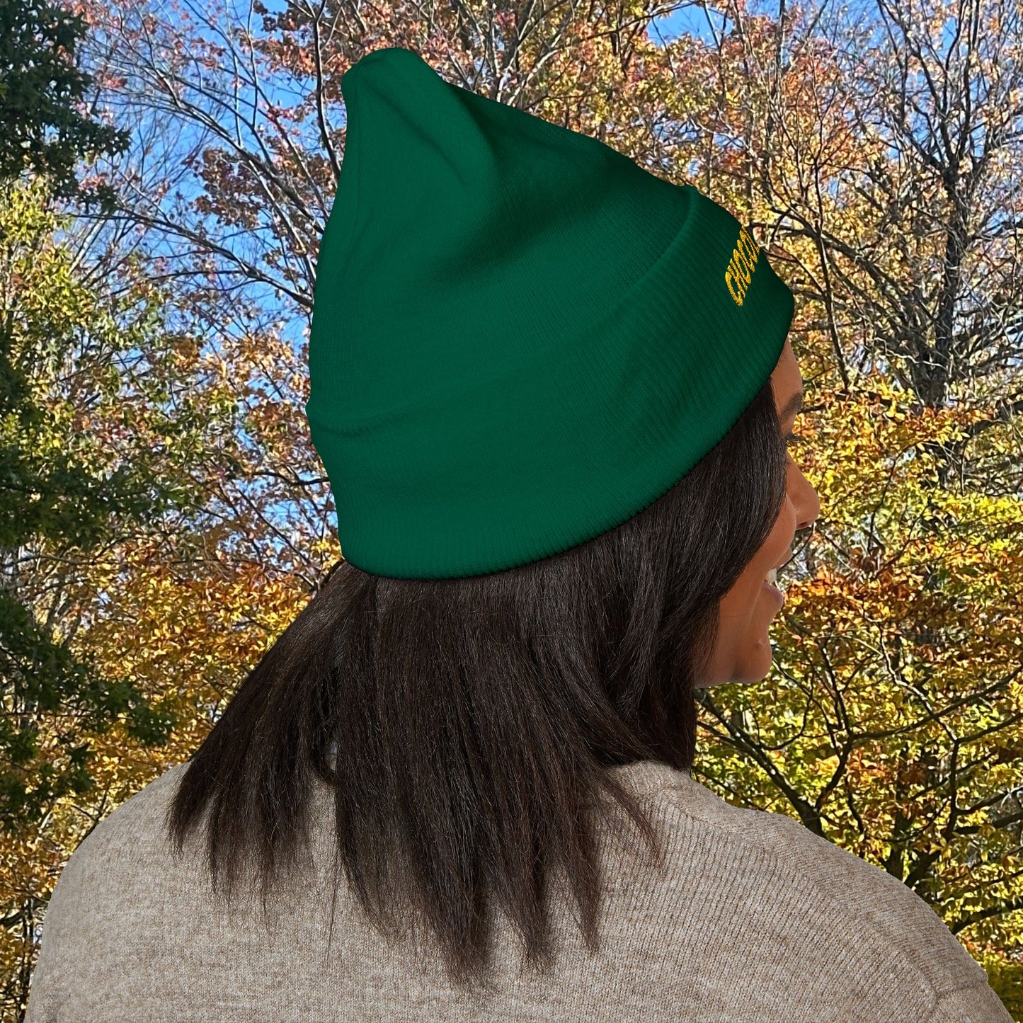 Embroidered Classic Cuffed Beanie - Cozy Winter Hat, Gifts for Her, Warm Beanie, Stylish Headwear, Trendy Knit Cap