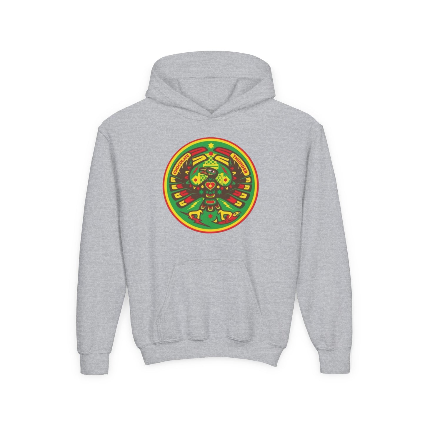 Vibrant Youth Hooded Sweatshirt, Unique Graphic Hoodie, Colorful Apparel for Kids, Stylish Gift for Birthdays, Cool Casual Wear