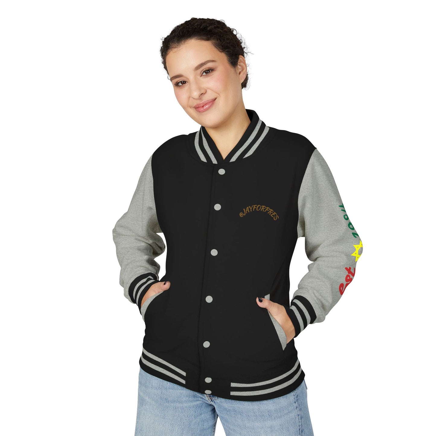 Copy of Unisex Heavyweight Letterman Jacket, Cozy Fashion, Team Spirit Wear, Gift for Sports Fans, Trendy Casual Outfit, Unique Style Jacket