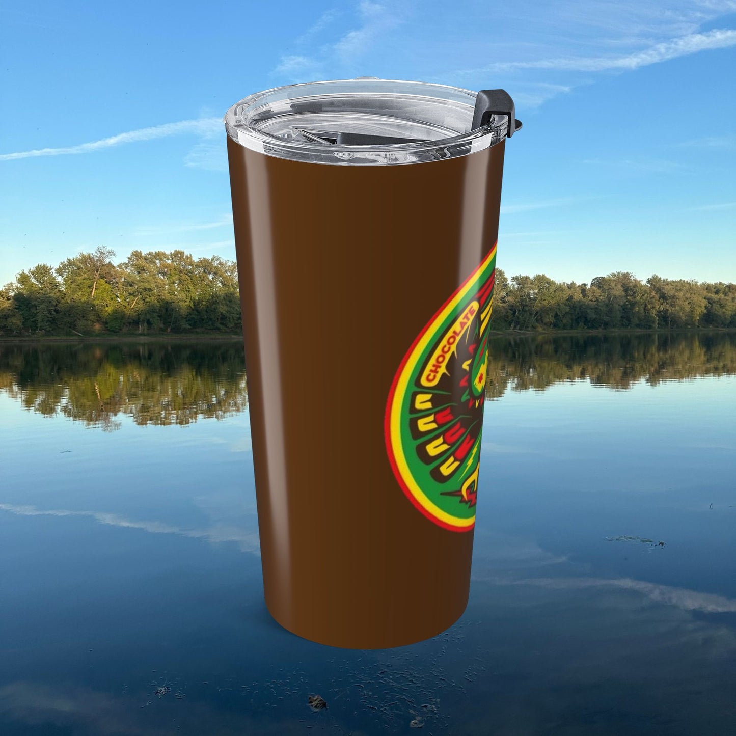 Rasta-Inspired 20oz Tumbler, Vibrant Travel Mug, Eco-Friendly Drinkware, Festive Gift for Coffee Lovers, Perfect for Parties