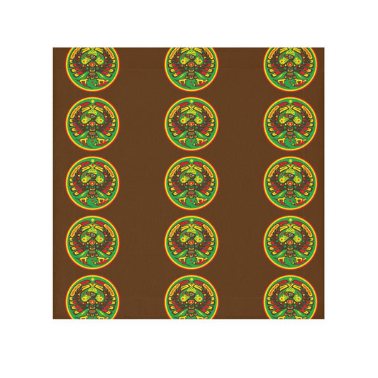 Vibrant Face Towel with Nature Design, Eco-Friendly Bathroom Decor, Gift for Eco-Conscious, Spa Essentials, Housewarming Gifts, Green Decor