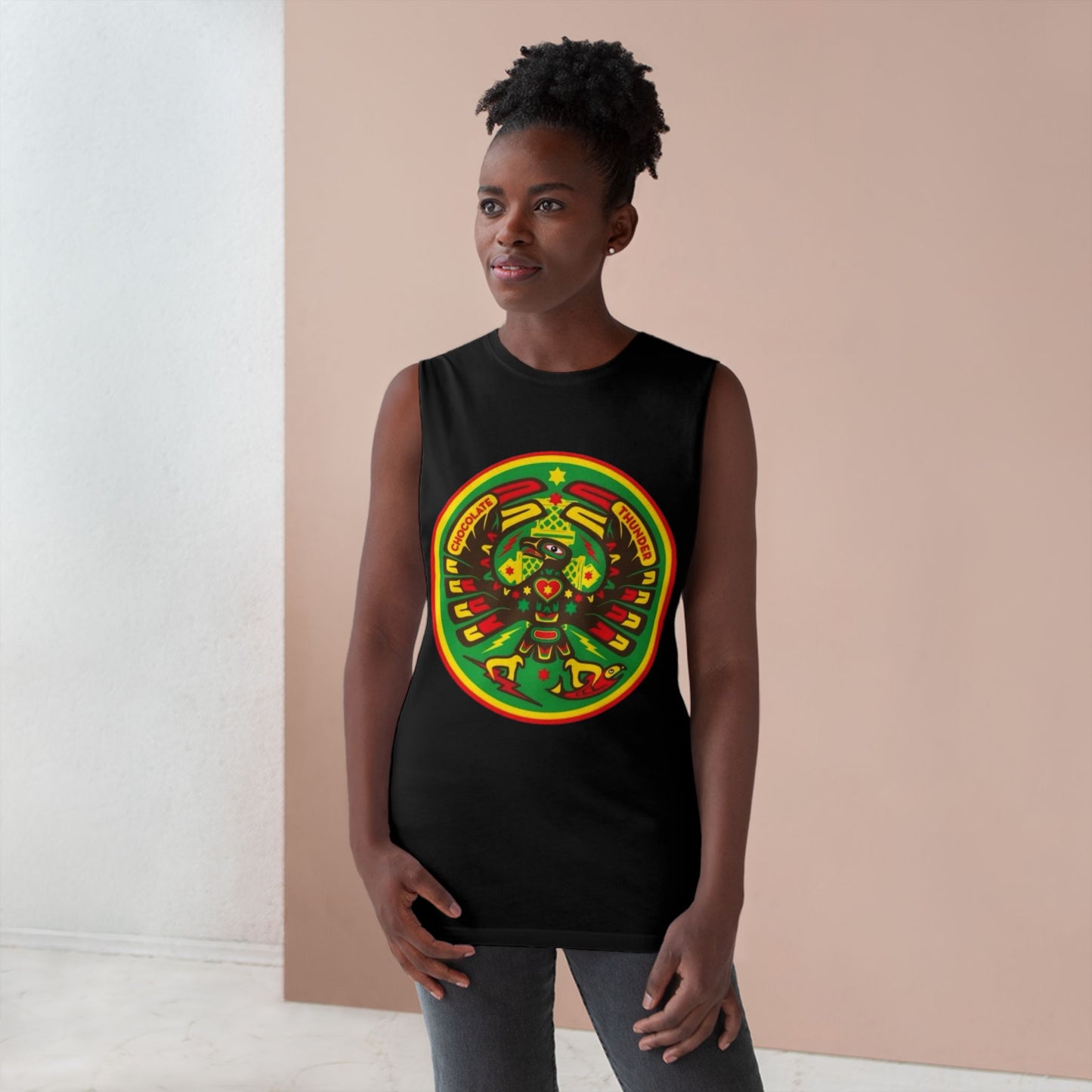 Colorful Unisex Barnard Tank - Vibrant Graphic Sleeveless Top for Festivals, Summer Wear, Relaxing Days, Gifts