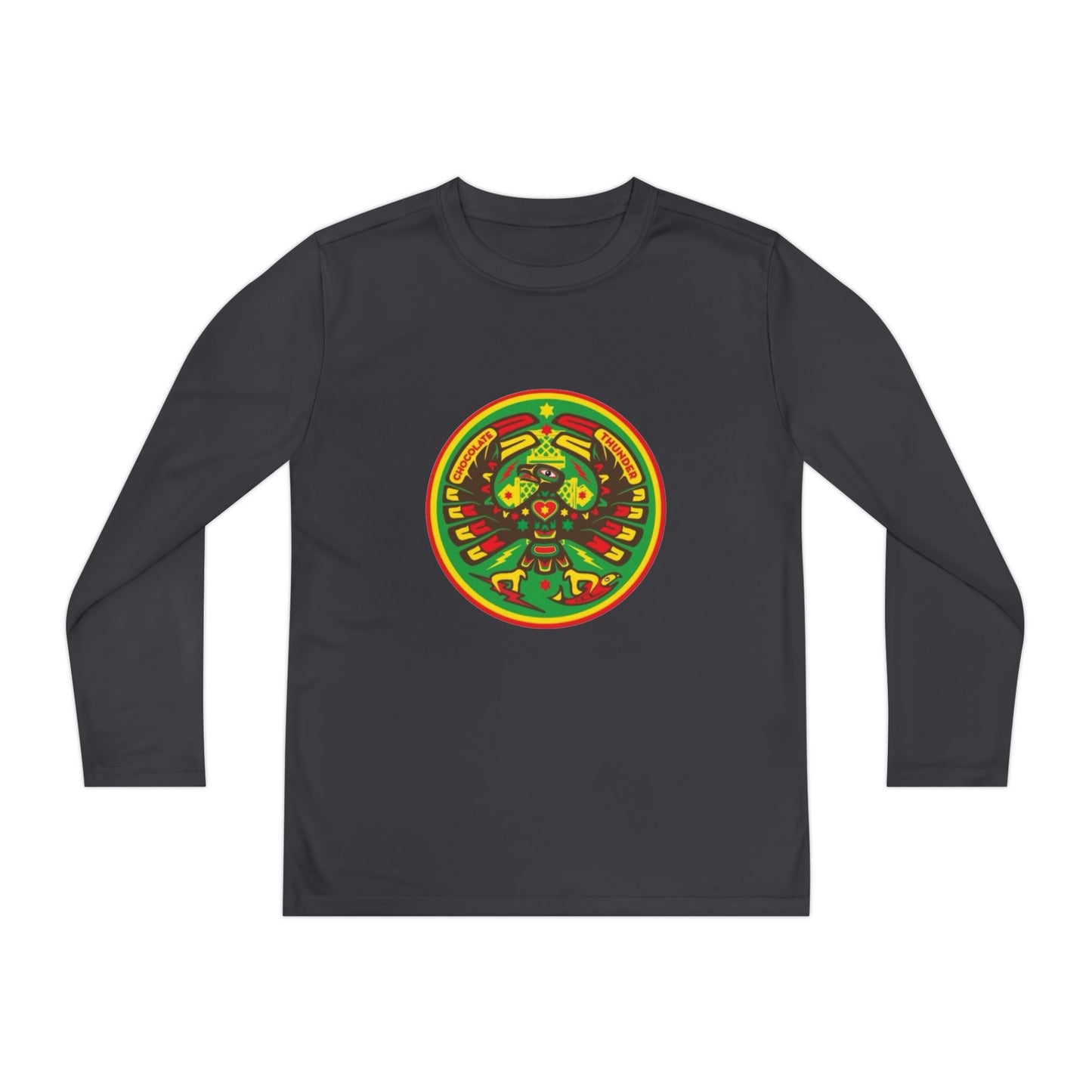 Youth Long Sleeve Spirit Tee, Cool Youth Tee, Vibrant Kid's Shirt, Summer Style, Artsy Gift, Unisex Long Sleeve