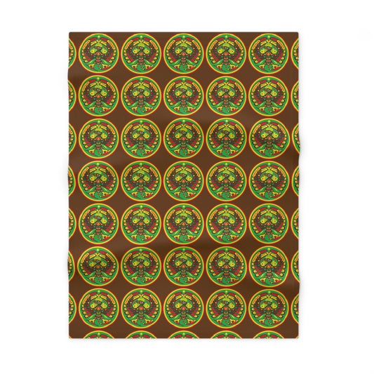 Vibrant Soft Fleece Baby Blanket, Cozy Nursery Gift, Colorful Baby Shower Present, Holiday Decor, Cute Modern Nursery