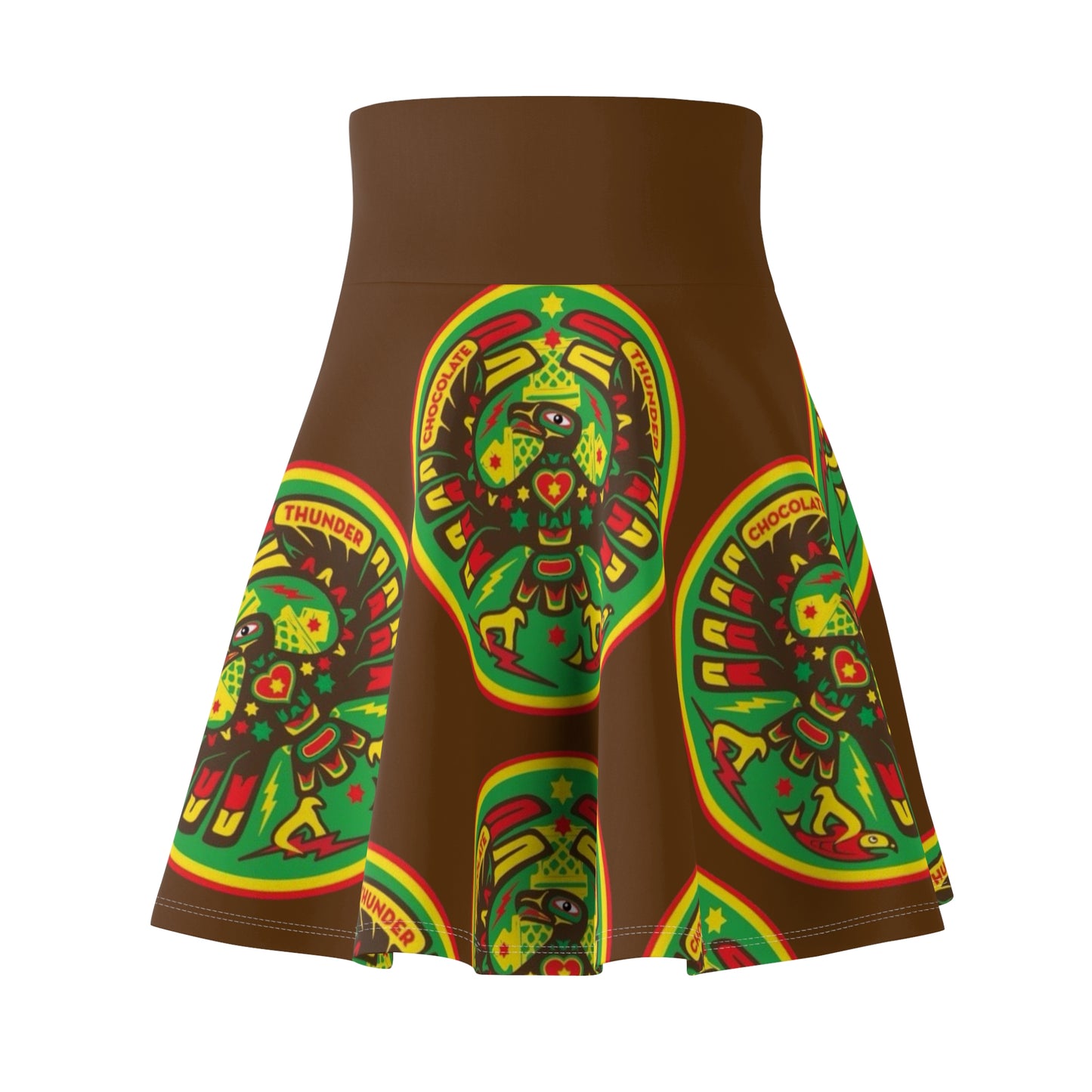 Vibrant Women's Skater Skirt with Rasta Culture Design, AOP Fashion, Casual Wear, Festival Outfit, Bohemian Style, Gift for Her, [...]