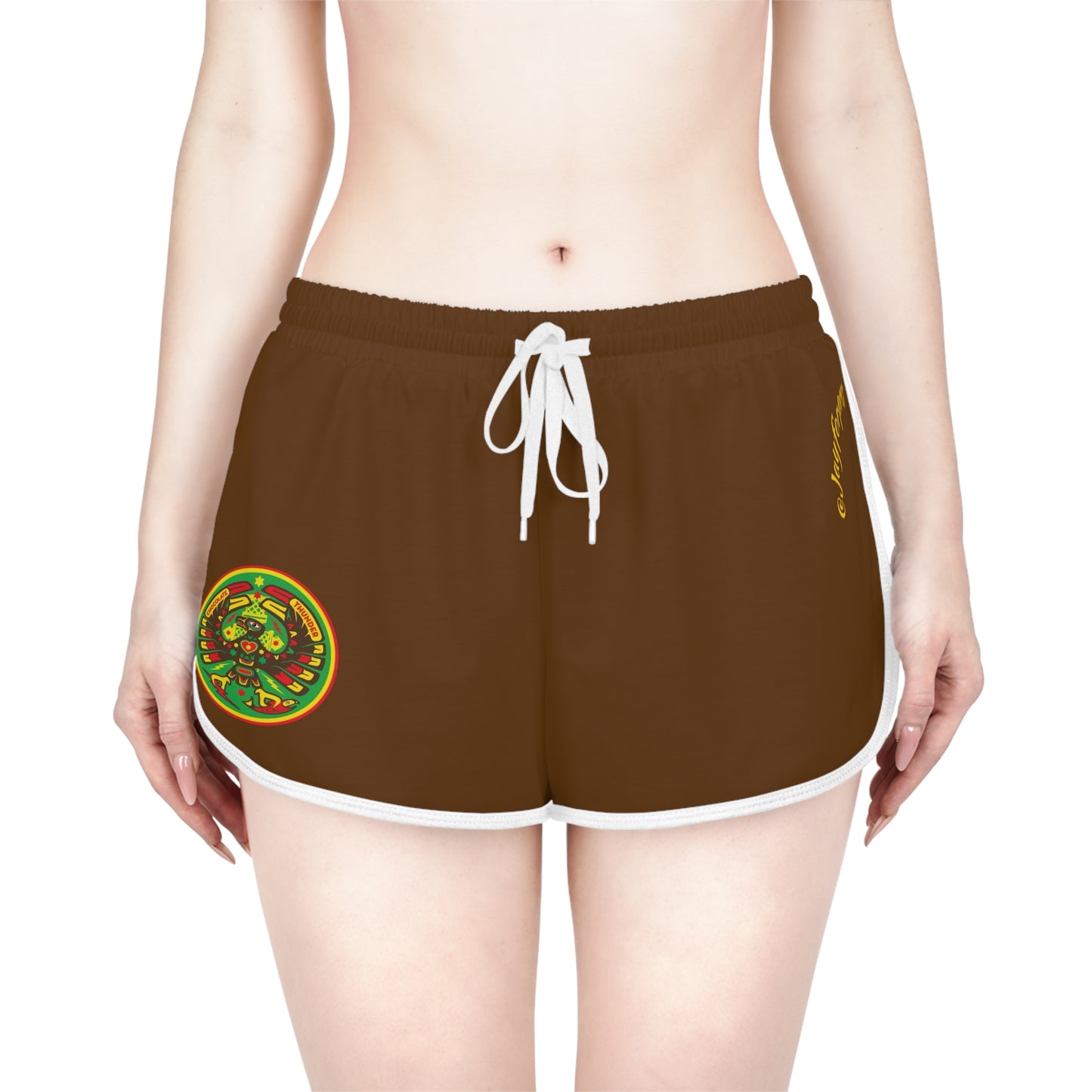Stylish Women's Relaxed Shorts, Summer Comfort Wear, Casual Lounge Shorts, AOP Chill Shorts, Perfect for Relaxing and Beach Days