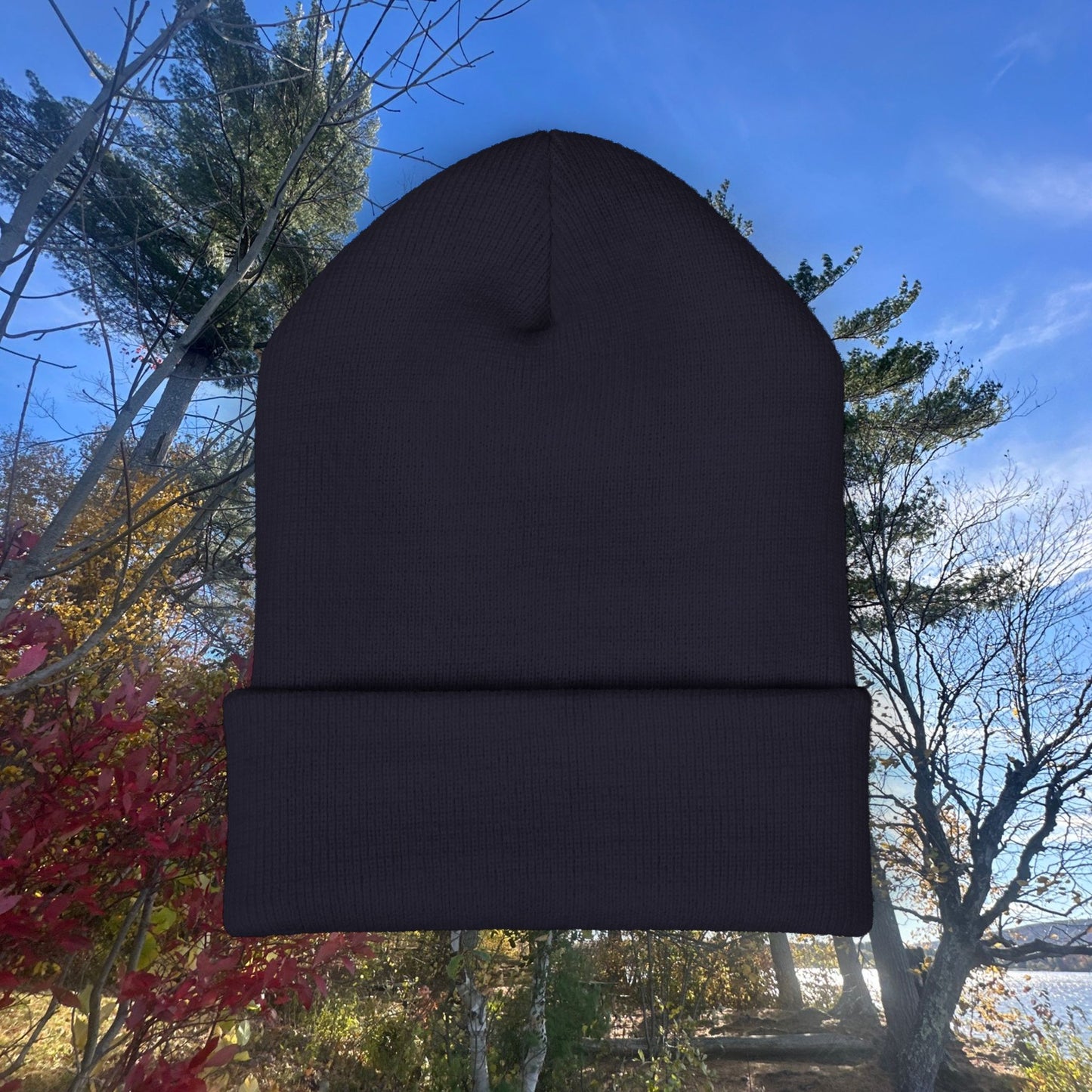 Classic Embroidered Cuffed Beanie for Trendy Style, Perfect Winter Gift, Streetwear Staple, Unisex Warm Hat