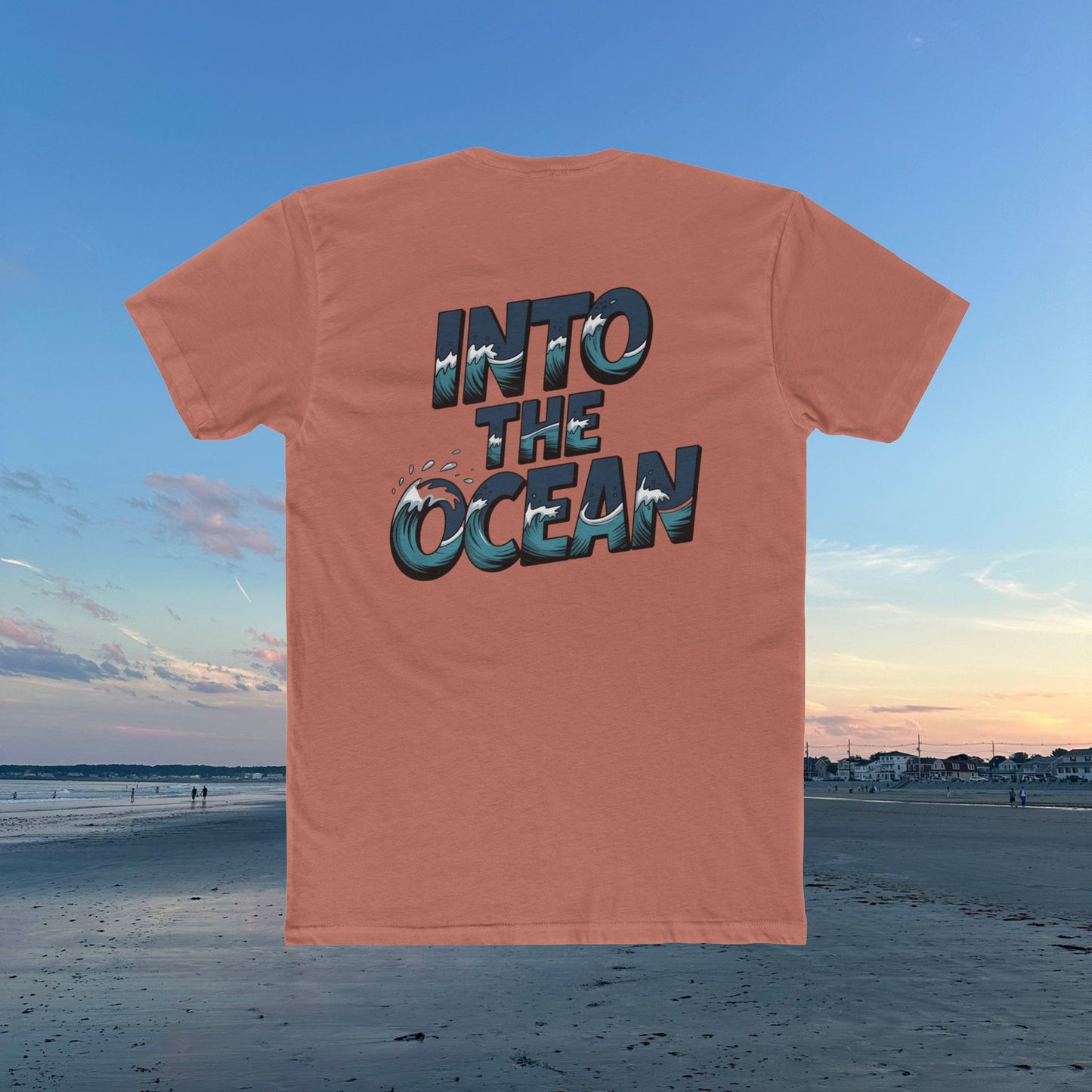 Copy of Sunset Vibes Unisex Cotton Crew Tee, Beach Shirt, Ocean Lover Apparel, Vacation Wear, Summer Fashion, Gift for Nature Enthusiasts