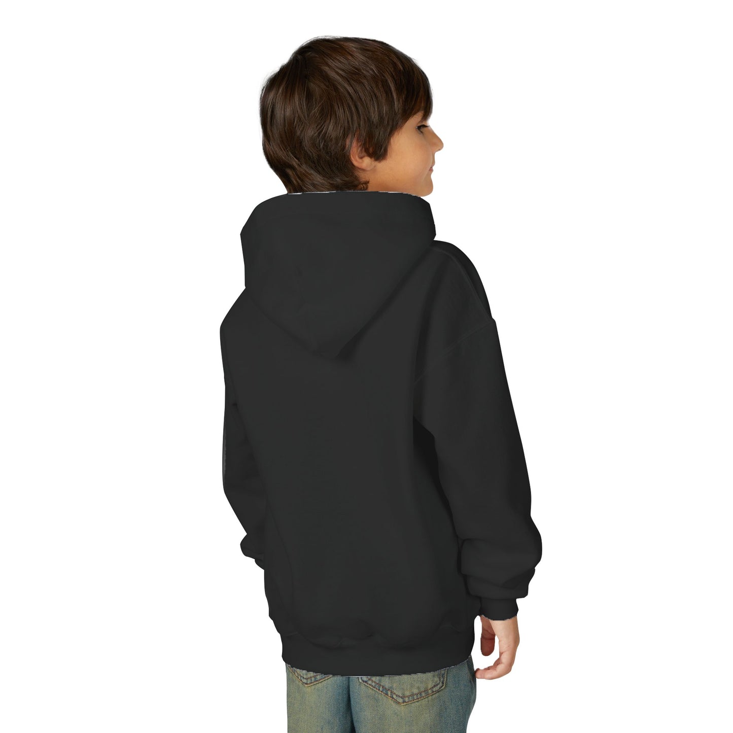 Vibrant Youth Hooded Sweatshirt, Unique Graphic Hoodie, Colorful Apparel for Kids, Stylish Gift for Birthdays, Cool Casual Wear